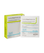 ComfortFoam 4x4&quot; Thin Foam Dressing with Silicone Adhesive, Sterile, Box... - €107,11 EUR