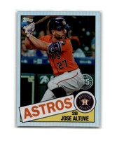 2020 Topps Chrome 1985 Baseball Jose Altuve Houston Astros #85TC-19 - £1.11 GBP