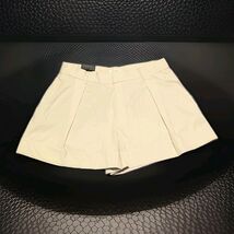 Banana Republic Poplin Shorts Red Cuffed Leg 4" High Rise Stretch Womens... - $34.64