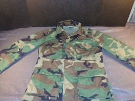 Us Military Usmc Bdu Woodland Combat Jacket Small Regular Ec 230 - $40.49