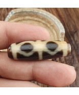 4 Diamant Augen einzigartiges Muster Totem tibetischer alter Achat Dzi... - $2,102.15 MXN