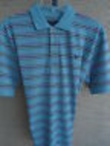  KNIGHTS SPORTSWEAR XL Polo Shirt BLUE STRIPED  PIQUE KNIT Msrp $38. - $10.88