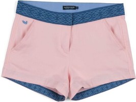 Southern Marsh The Hannah Short Women Size 4 Camelia Pink Blue Pattern Trim New - £14.34 GBP