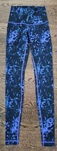LULULEMON Wunder Under Pant Sz 2 Mystic Jungle Hawk Blue Harbor Tights - $362.01 MXN