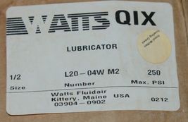 Watts Fluidair QIX L2004W M2 Pneumatic Air Line Lubricator 1/2 Inch image 8