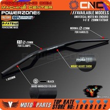 Black Renthal 1 1/8&quot; Fat Bar 28mm Handlebars Handle Bar For Motorcycle Motocross - £37.60 GBP+