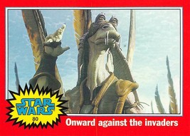 2004 Topps Heritage Star Wars #80 Onward Against The Invaders Gungan  - £0.70 GBP