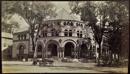 Antique Yale College Building New Haven Ct Photograph Connecticut - £53.67 GBP