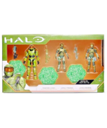 HALO Spartan 3 Figure Pack Master Chief 2 UNSC Marines 4 Inches - £9.47 GBP
