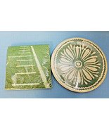 Football 1st &amp; 10 Party Lot 18ct 13x13&quot; Napkins &amp; 8ct Salad Plates Green - £11.15 GBP