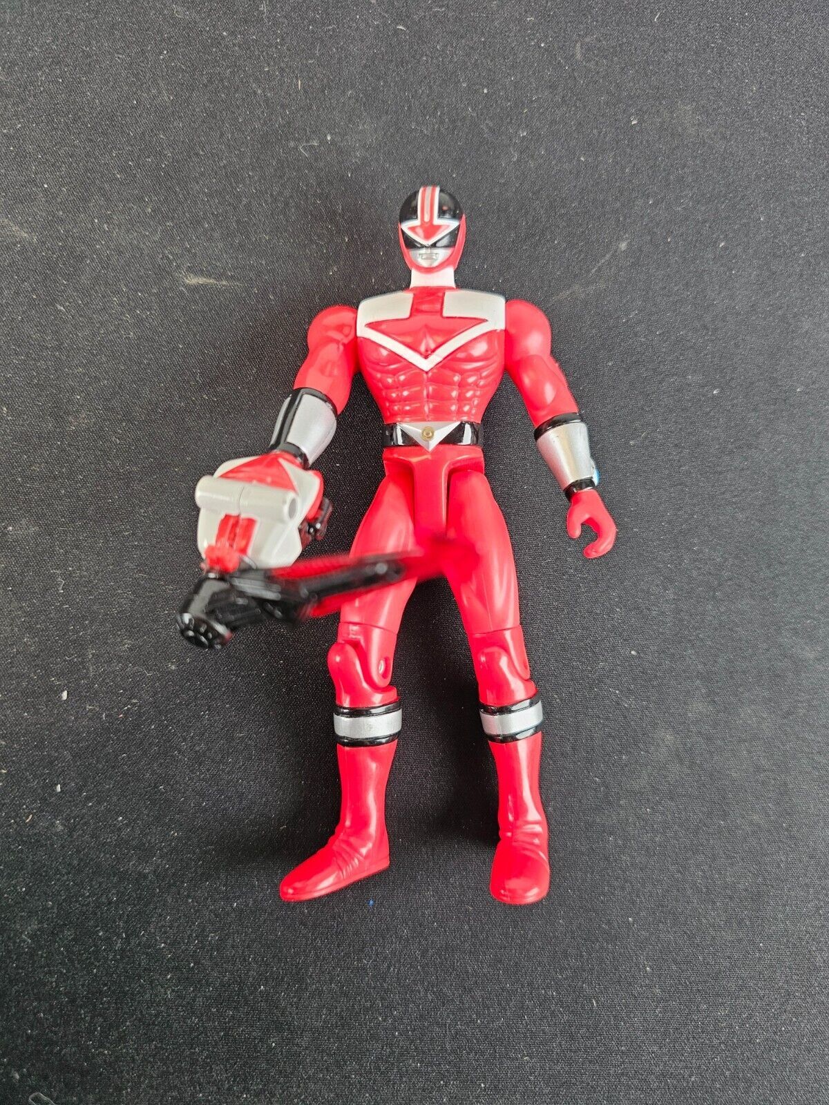 6" Power Rangers Time Force RED TF FIGHTER Action Figure Bandai Vintage 2000 - $4.90