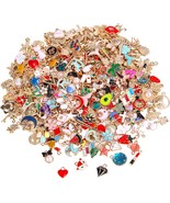SANNIX 350Pcs Bracelet Charms Jewelry Making Charms Assorted Gold Plated... - $49.90 CAD