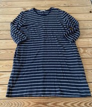 Marine Layer Women’s Stripe T Shirt Dress Size L Black  BA - £27.10 GBP