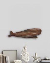 Rustic Wooden Whale Wall Art | Coastal Beach Decor | Nautical Wall Hanging - $108.90