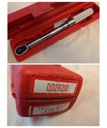 Snap-on QD2R1000 Click Torque Wrench Silver Micrometer Adjustable Case M... - $4,028.74 MXN