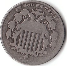 1882 Shield Nickel - $19.59