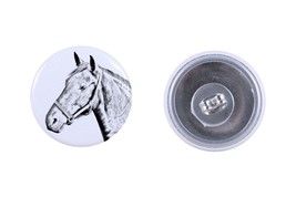 Earrings with a horse - Danish Warmblood - $9.99