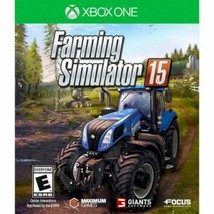 NEW Farming Simulator 15 Microsoft Xbox One Video Game XB1 Livestock Crops Sim - £15.47 GBP