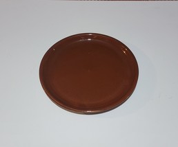 Watt Pottery Brown Cabin Art 10&quot; Dinner Plate # 101 - £47.33 GBP