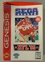 N) NFL &#39;95 (Sega Genesis, 1994) Video Game - £3.86 GBP