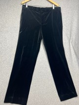 Vince Mens Velvet Chino Pants Slacks Size 34 Black Simple Minimalist Casual Work - $68.88