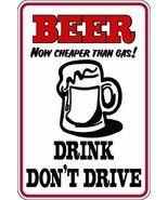 Kent Sparks Special Warning? Funny Beer Cheaper Than Gas Drink Don&#39;t Dri... - €6,85 EUR