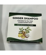 Shampoo Bars and Conditioner Set for Hair Growth Nature Ginger &amp; Tea Tre... - $16.62