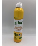 Alba Botanica Hawaiian Sunscreen SPF 50 Coconut Clear Spray 8oz./227g - £15.19 GBP
