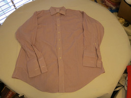 Mens Brooks Brothers long sleeve button shirt 16 1/2 33 red white EUC @ - £18.13 GBP