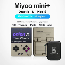 Miyoo Mini Plus + Gray NO CARD - Official Miyoo Case - £63.96 GBP