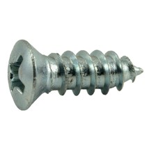 #8 x 1/2&quot; Zinc Phillips Oval Trim Head Sheet Metal Screws (60 pcs.) - £12.04 GBP