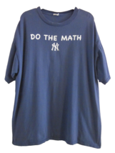 Vintage New York Mets T-Shirt Men&#39;s XL &quot;Do the math&quot; Baseball MLB Blue - £9.42 GBP