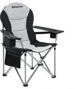KingCamp Lumbar Back Padded Camp Chair Heavy Duty Oversized Folding Camping - $120.99