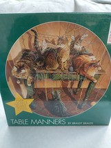 New Table Manners by Great American Puzzle Factory Cats Kittens Yarn 500... - $8.71