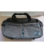 Vintage American Flyer Gray Tweed Carry-On Travel Bag Luggage - $18.81