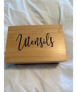 Wood Utensil Holder For Countertop - €12,65 EUR