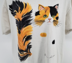Anna Lowwill Vintage Cat Art T Shirt Size L - £17.41 GBP
