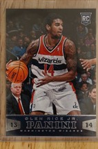 2013-14 Panini Basketball Card #198 Glen Rice Jr Rookie RC Washington Wizards - £3.32 GBP