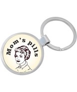 Moms Pills Keychain - Includes 1.25 Inch Loop for Keys or Backpack - $10.77
