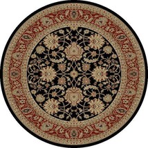 Concord Global 65539 7 ft. 10 in. Ankara Mahal - Round, Black - £148.84 GBP