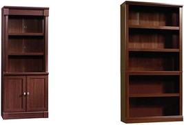 Sauder Palladia Library With Doors/Book Shelf Miscellaneous Storage 5 - £358.93 GBP