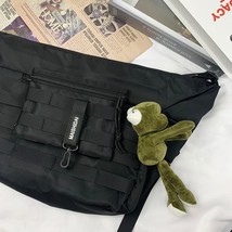 Harajuku Techwear Canvas Bag Gothic Crossbody Bags For Women Handbag Purses And  - £28.00 GBP