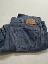 Levi&#39;s 560 Comfort Fit Blue Jeans Mens 48 30  Denim Straight Leg - $25.74