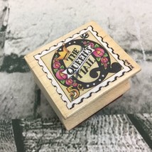 The Queens Mail Rubber Stamp Mary Engelbreit Ink All Night Media - £7.77 GBP