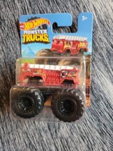 Hot Wheels Monster Truck 5 Alarm Fire Engine Red Ladder Truck Mattel 202... - £4.28 GBP