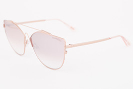 Tom Ford JACQUELYN 563 33Z Rose Gold / Violet Mirror Sunglasses TF563 33Z 64mm - £112.88 GBP
