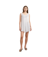 Teen Romper Love Cameron Juniors White Strappy Sleeve Tie Back  Romper S... - $10.39