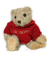 Giorgio Beverly Hills Collectors Teddy Bear Red Sweater 1995 10.5&quot; - $25.91