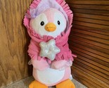 Fiesta Blanket Babies Pink Penguin Plush Lovey 11” Tall - $15.19