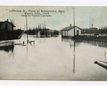 Jefferson Street Flood UDB Postcard Middletown Ohio March 25, 1913 - $44.45